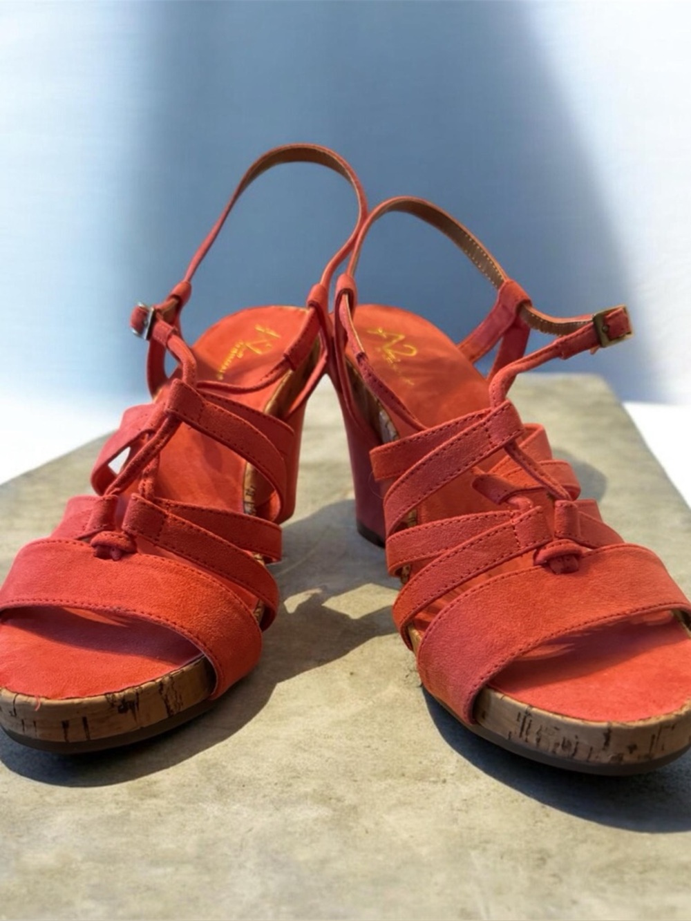 NWOT A2Aerosole Wedge Sandals
Comfy insole w/memory foam
Beautiful coral color.